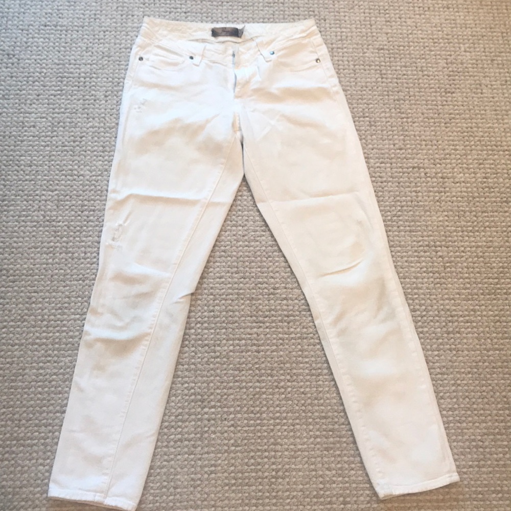 Paige Denim white jeans